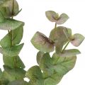 Floristik24 Branche d&#39;eucalyptus artificielle déco plante verte verte, rose 75cm