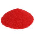Floristik24 Couleur sable 0.5mm rouge 2kg
