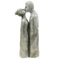 Floristik24 Figurine décorative couple embrassant pierre coulée 40cm