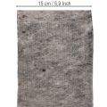 Charnière pour pot en feutre de laine bicolore, gris/noir, 15 cm x 5 m | Floristik24.be