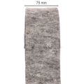 Ruban en feutrine, sangle pour casserole, 100 % laine, gris/noir, 7,5 cm de large, 5 m de long | Floristik24.be