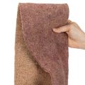 Ruban de feutrine bicolore en feutrine de laine, 100 % laine, violet/marron, 15 cm x 5 m | Floristik24.be