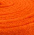 Floristik24 Ruban feutre orange 7,5cm 5m
