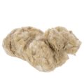 Floristik24 Laine de mouton beige naturelle, en vrac, pour les loisirs créatifs et la décoration, 250 g