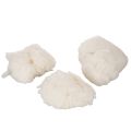 Laine de mouton en vrac, laine naturelle, mélange blanc, polyvalente, 250 g | Floristik24.be