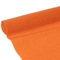 Floristik24 Papier crépon pour fleuriste, rouleau orange, 50 x 250 cm