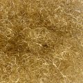Cheveux d'ange en guirlande dorée à fleurs 200g | Floristik24.be