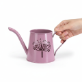 Arrosoir décoratif en métal, motif pissenlit rose, 12 cm, lot de 2 | Floristik24.be
