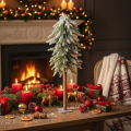 Sapin artificiel décoré de neige, hiver et Noël, 95 cm | Floristik24.be