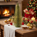 Sapin de Noël artificiel vert avec support pour décoration de table, 90 cm | Floristik24.be