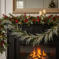 Guirlande artificielle avec pommes de pin et branches à aiguilles pour la décoration, 185 cm | Floristik24.be