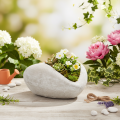Pot de fleurs en forme de cœur, en pierre reconstituée, pot décoratif, 17 cm | Floristik24.be