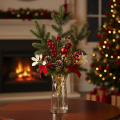 Branches de sapin artificielles pour la décoration de table, 45 cm, lot de 3. | Floristik24.be