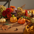 Citrouilles décoratives pour décoration de table automnale, 6 cm, 2 pièces | Floristik24.be