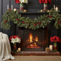 Branche de pin décorative, guirlande artificielle pour compositions hivernales, 190 cm | Floristik24.be