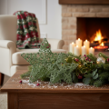 Ensemble d'étoiles décoratives en fil de fer vert, deux tailles, 10 cm, 12 pièces | Floristik24.be