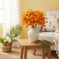 Branches artificielles de gypsophile orange pour compositions florales, 30 cm, lot de 10. | Floristik24.be