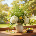 Branche de fougère artificielle, plante verte décorative pour compositions florales, 80 cm | Floristik24.be