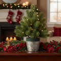 Branches de sapin artificielles vertes pour décorations hivernales, 25 cm, lot de 24. | Floristik24.be