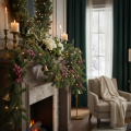 Guirlande artificielle de sapin vert pour décoration festive, 200 cm | Floristik24.be