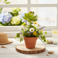 Plante grasse artificielle verte comme décoration pour des compositions créatives | Floristik24.be