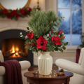 Branche de pin artificielle imitant une branche de sapin décorative, 55 cm, lot de 3 | Floristik24.be