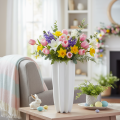 Vase à fleurs cannelé, vase décoratif moderne 38 cm | Floristik24.be