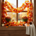 Guirlande de feuilles d'érable artificielles, décoration d'automne, 170 cm | Floristik24.be