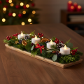 Bougies Chauffe-Plat LED Effet Flamme Bougies Artificielles avec Minuterie Blanc Chaud Ø3.6cm Lot de 4 | Floristik24.be