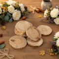 Rondelles de bois naturel pour la décoration et les loisirs créatifs, 6 cm, 300 g | Floristik24.be