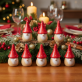 Mini figurines de gnomes, décorations de table en forme d'amanite tue-mouches, 10 cm, lot de 6 | Floristik24.be