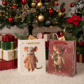 Sac cadeau de Noël à motif souris, 16 cm, lot de 2 | Floristik24.be