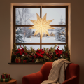 Décoration LED étoile de Noël à suspendre, blanc chaud, intérieur, 38 cm | Floristik24.be
