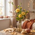 Branche de rose jaune 100cm | Floristik24.be