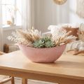 Bol décoratif pour plantes rose 34cm x 11cm H11cm | Floristik24.be