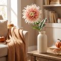Branche de fleur de chrysanthème rose artificielle 64cm | Floristik24.be