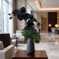 Orchidée à décorer Noir 54cm | Floristik24.be
