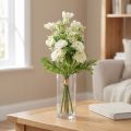 Bouquet décoratif de jasmin et de pâquerettes artificielles de 30 cm, idéal pour décorer une table ou un vase. Résistant. | Floristik24.be