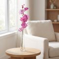 Orchidée Phalaenopsis artificielle 6 fleurs violette 70cm | Floristik24.be