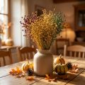 Lin décoratif herbe sèche divers coloris H50cm 80g | Floristik24.be
