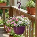 Panier suspendu 25cm violet | Floristik24.be