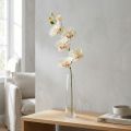Orchidée Phalaenopsis artificielle 6 fleurs rose crème 70cm | Floristik24.be