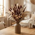 Composition florale séchée, graminées décoratives, Lagurus Brown L20–50cm 25g | Floristik24.be