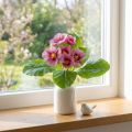 Primevères Fleurs Artificielles Primevères Rose H25cm | Floristik24.be