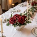Mousse rose rouge Ø10cm 8 pcs | Floristik24.be