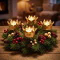 Photophore couronne or Ø4.8cm 4pcs | Floristik24.be
