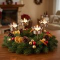 Photophore couronne argent Ø4,8cm 4 pcs | Floristik24.be