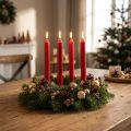 Bougies coniques Bougies rouges Décoration de bougie Noël Ø21/170mm 6 pièces | Floristik24.be
