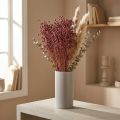 Herbe Séchée Lin Séché Vieux Rose H50–55cm 80g | Floristik24.be