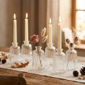 Bouteilles décoratives chandelier mini vases verre H11cm 6pcs | Floristik24.be
